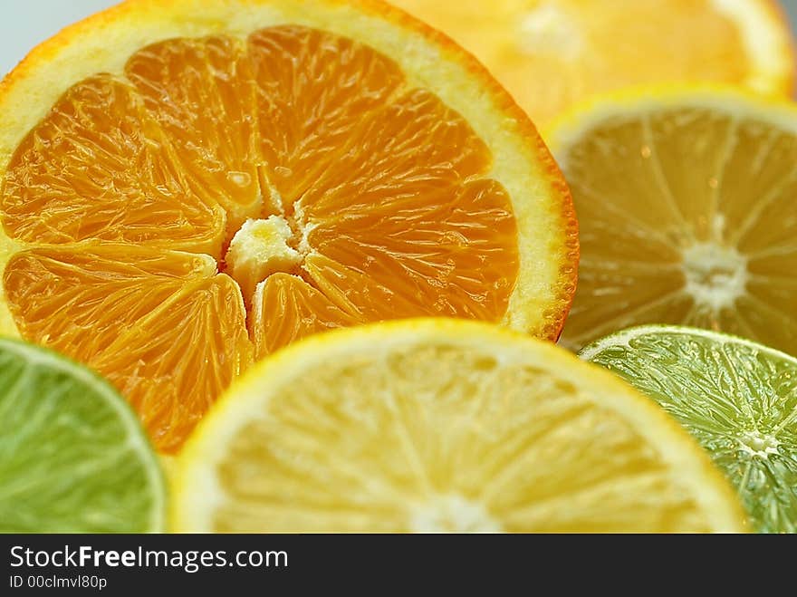 arrangement of some colorful fruits