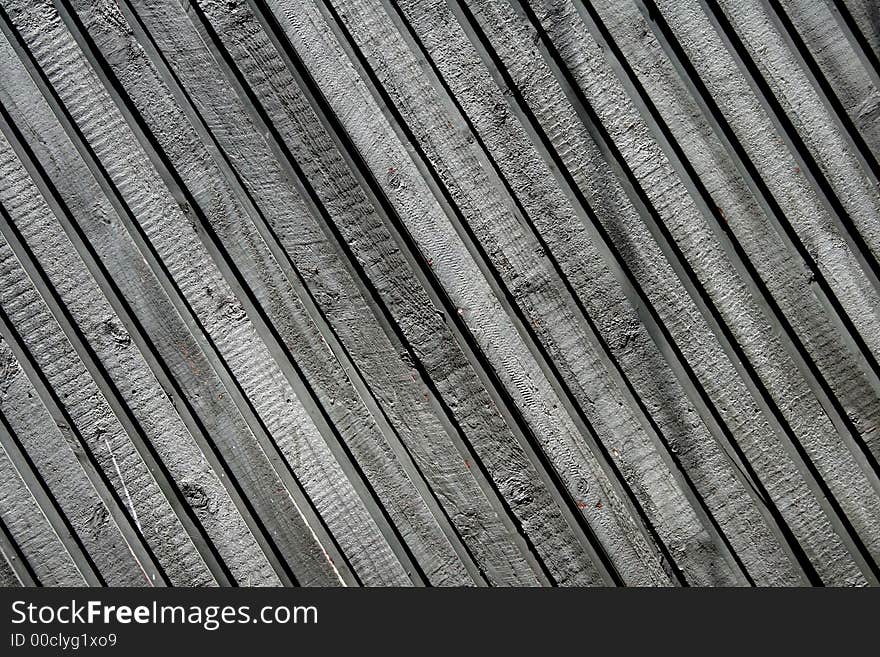 Grey Wood Fence With Diagonal Pattern - Background, Wallpaper