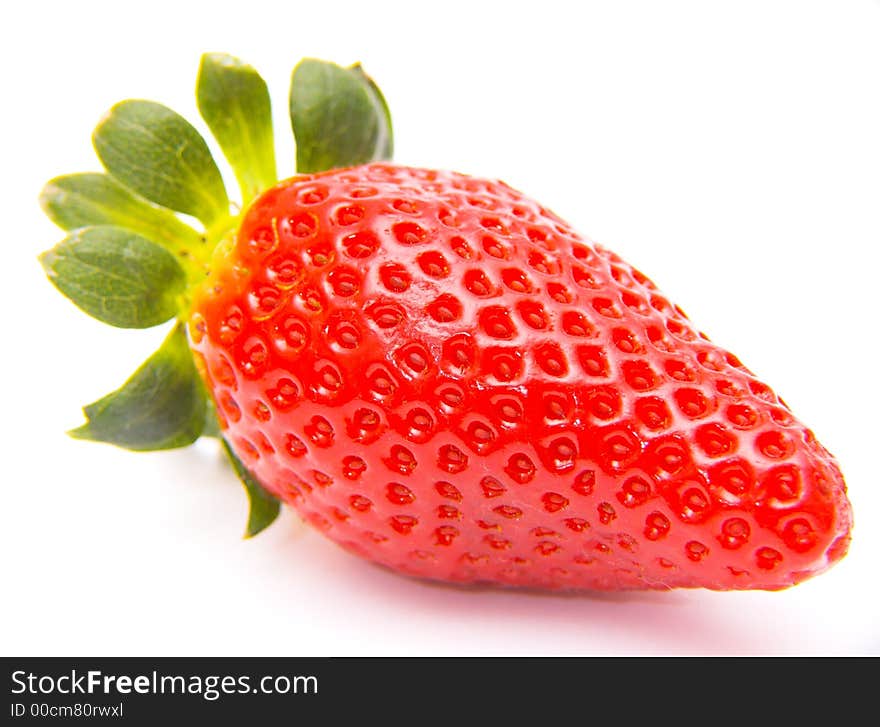 A close-up of strawberry