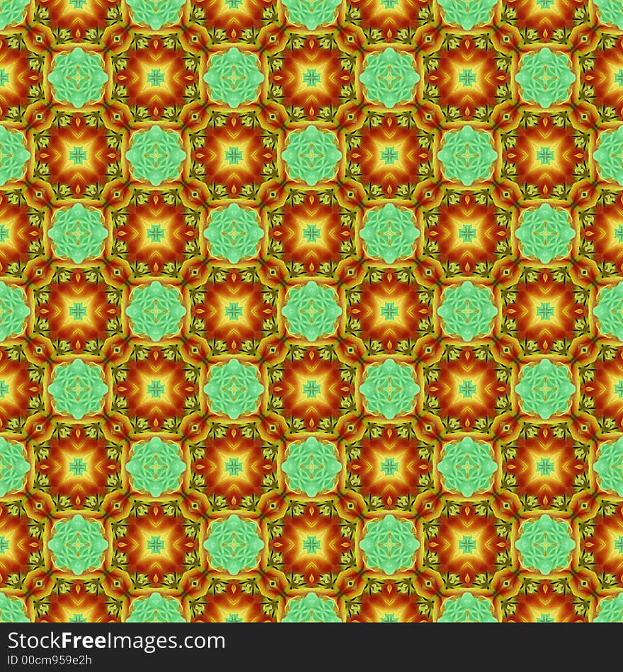 Seamless flower repeat pattern