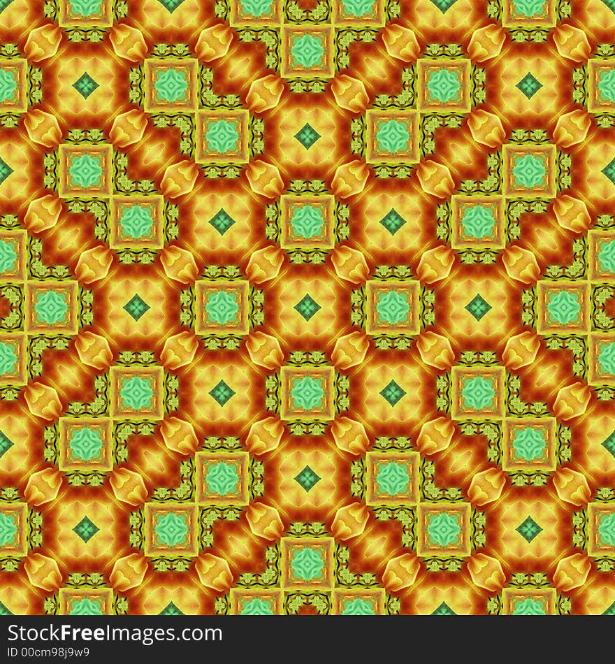 Seamless flower repeat pattern (5)