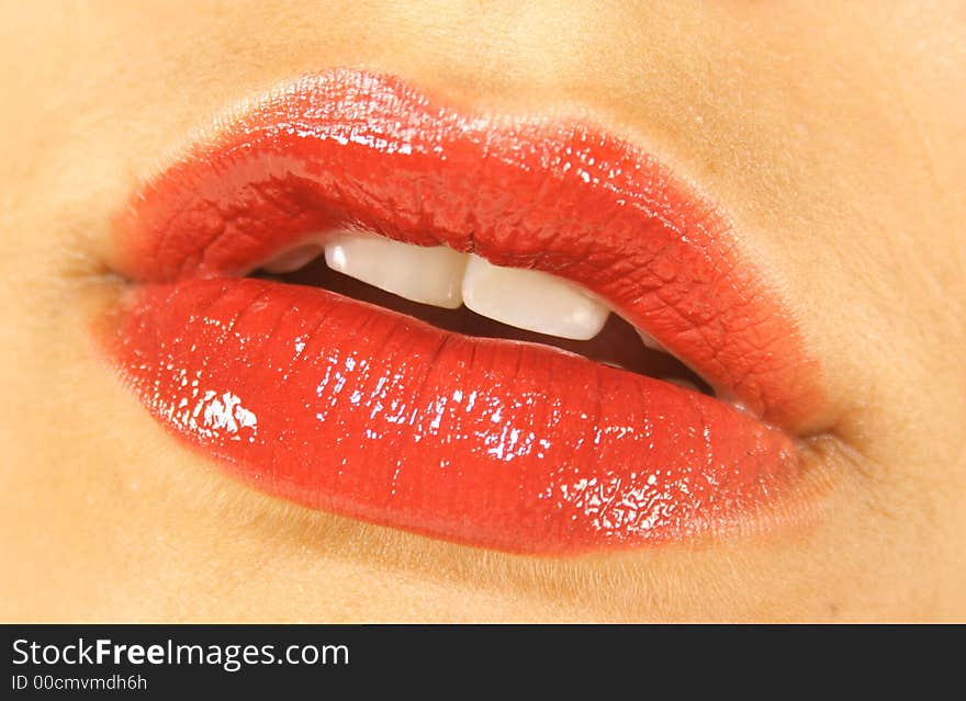 The perfect red lips, waiting to be kissed!. The perfect red lips, waiting to be kissed!