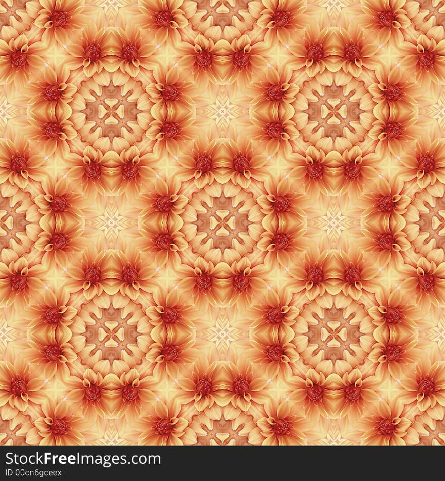 Seamlessly repeating wallpaper pattern, flower backgrounds. Seamlessly repeating wallpaper pattern, flower backgrounds