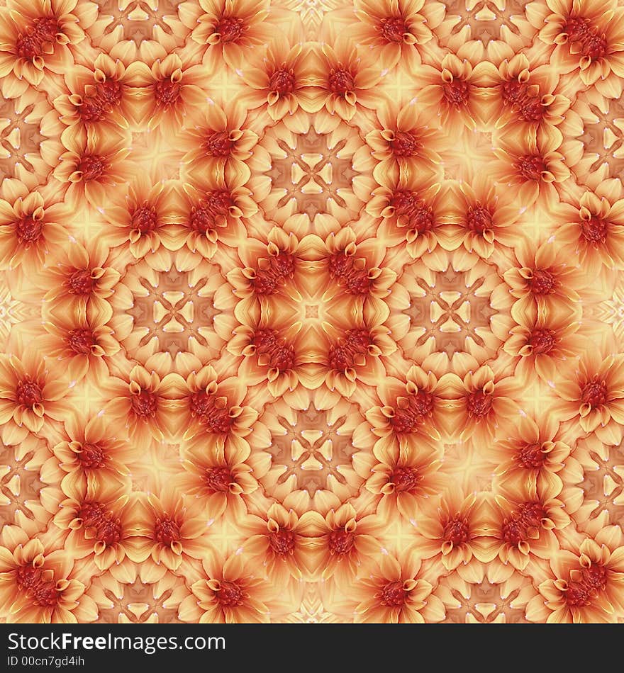 Seamlessly repeating wallpaper pattern, flower backgrounds. Seamlessly repeating wallpaper pattern, flower backgrounds