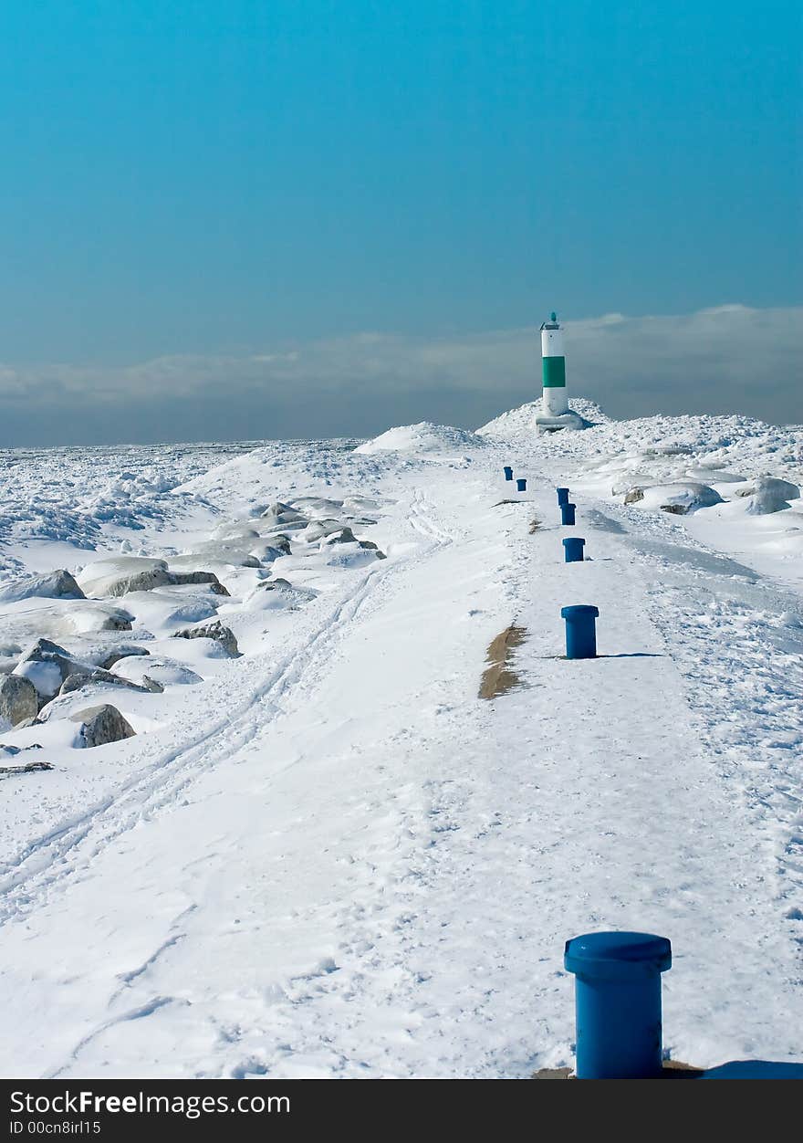 Ski Trail To Light