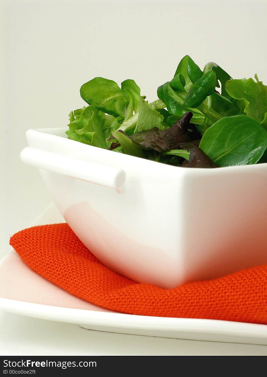 Green salad bowl