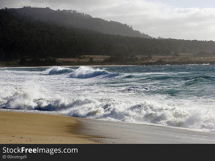 A beach in carmel california