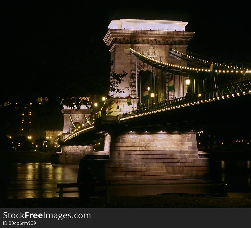 CHain Bridge in Budapest