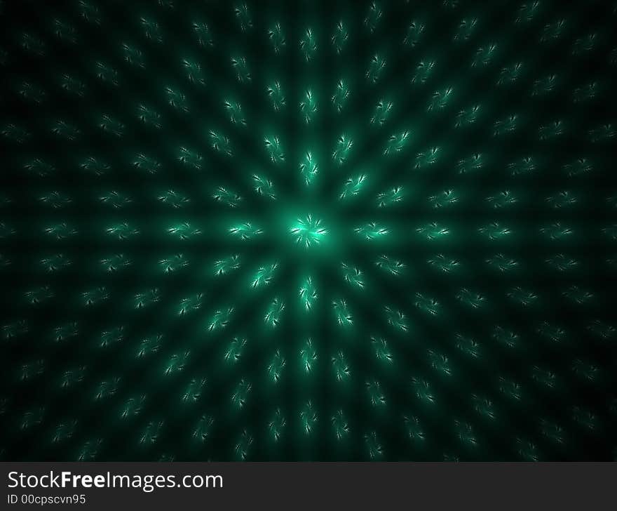 Fractal rendering of shamrock tiles backgroun. Fractal rendering of shamrock tiles backgroun