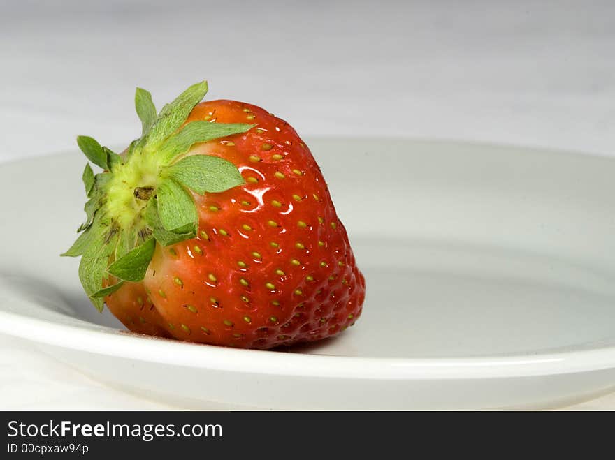 Still life - isolated strawberry image. Still life - isolated strawberry image