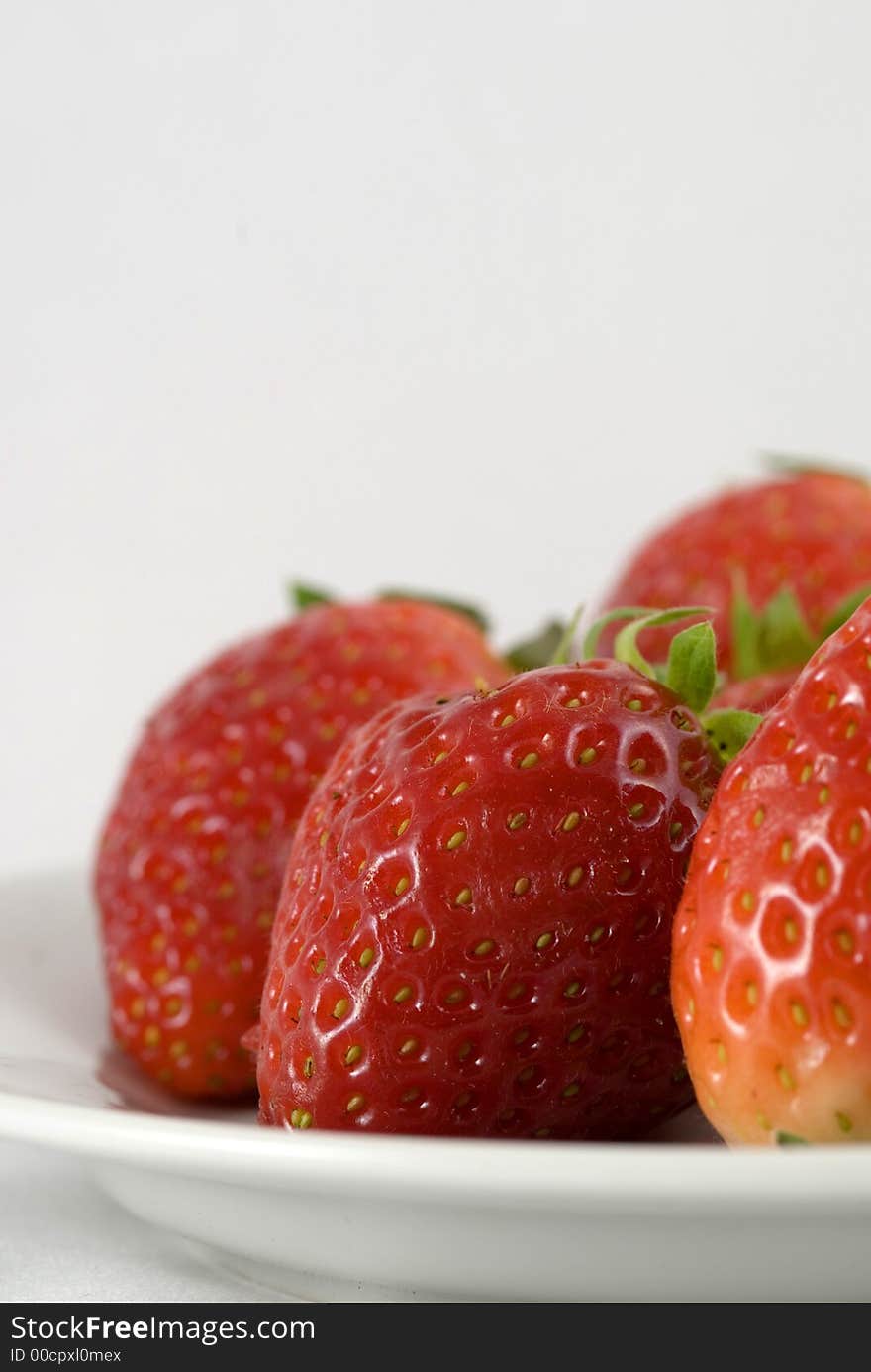 Still life - isolated strawberry image. Still life - isolated strawberry image