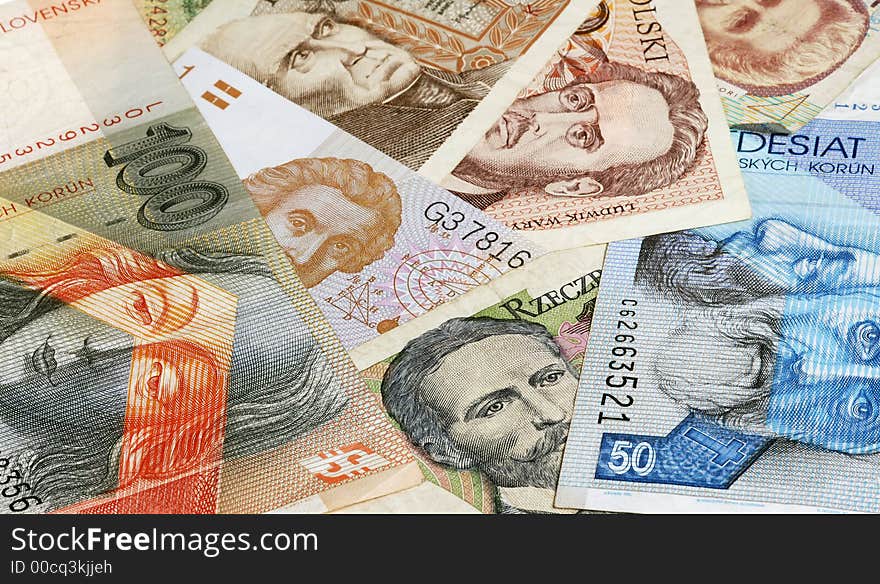 Banknotes background. Good for design. Banknotes background. Good for design