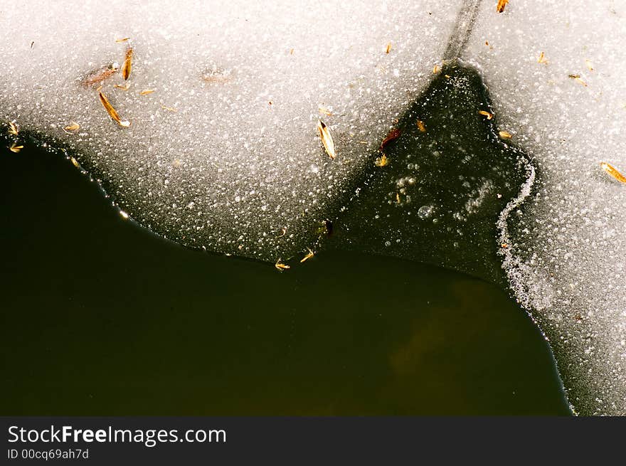 Melting Ice on a Lake