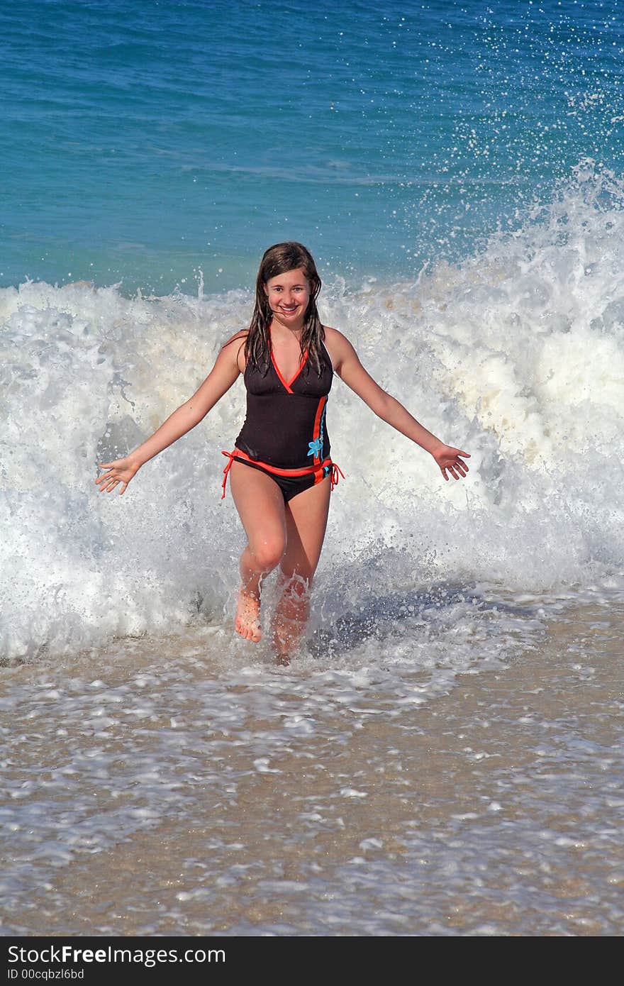 Girl on the beach