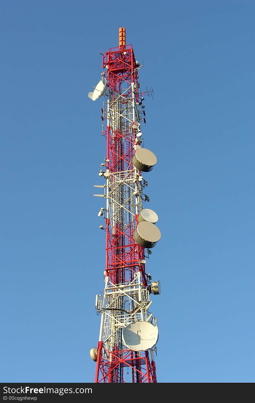 Detail of a transmitter mast