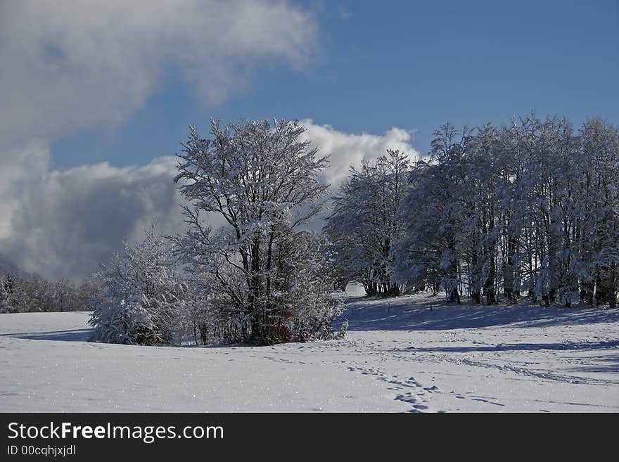 Landscape Of Mountain;