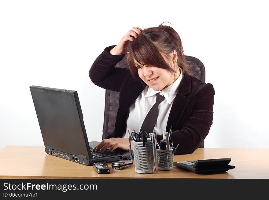 Businesswoman At Desk 19