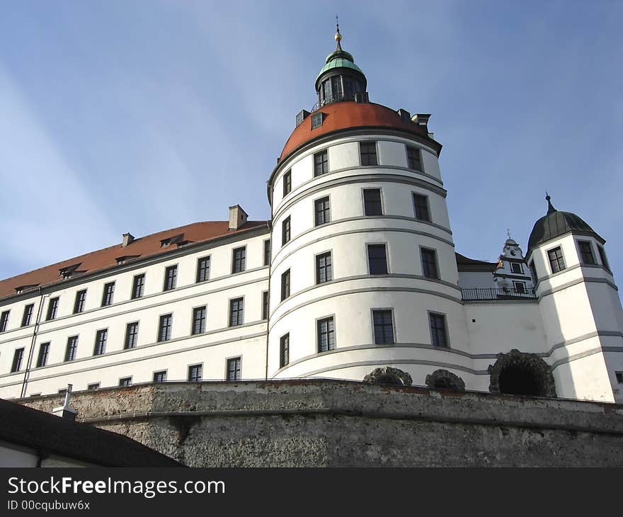 The historic walls and castle at Neuberg, Bavaria, Germany. The historic walls and castle at Neuberg, Bavaria, Germany.