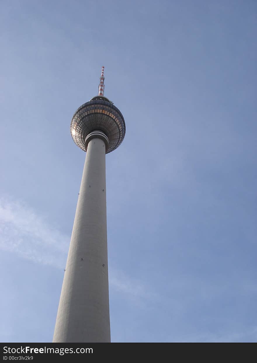 Fernsehturm im berlin an die alexanderplatz