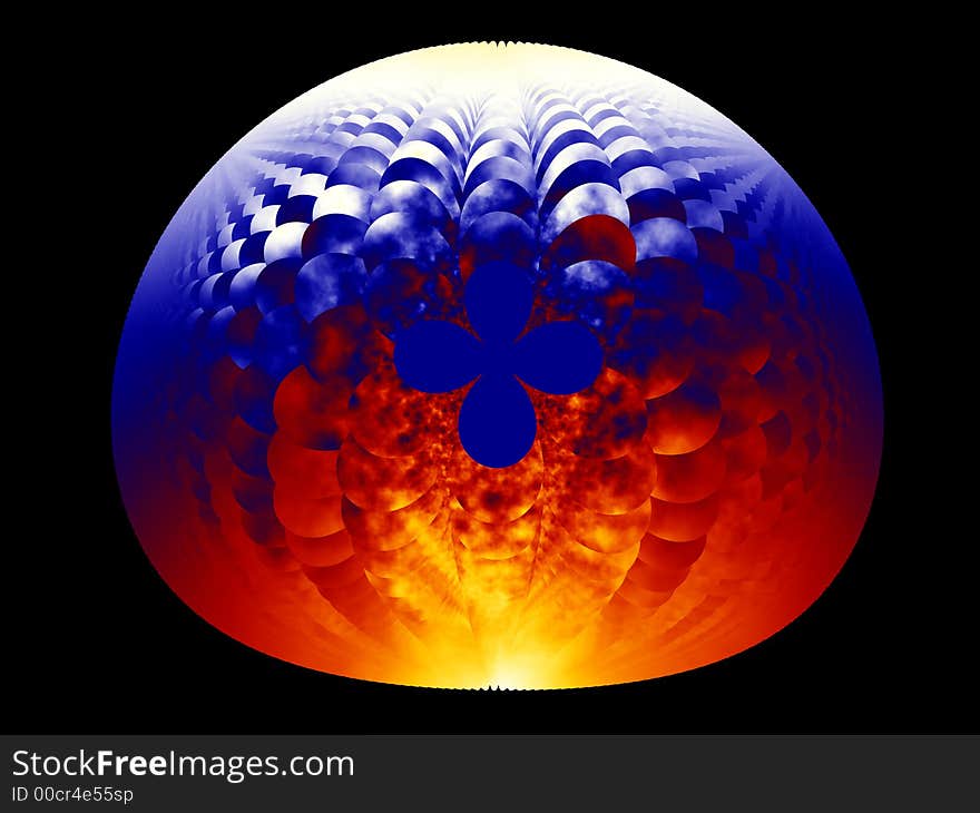 Fractal image, expression of infinity. Fractal image, expression of infinity.