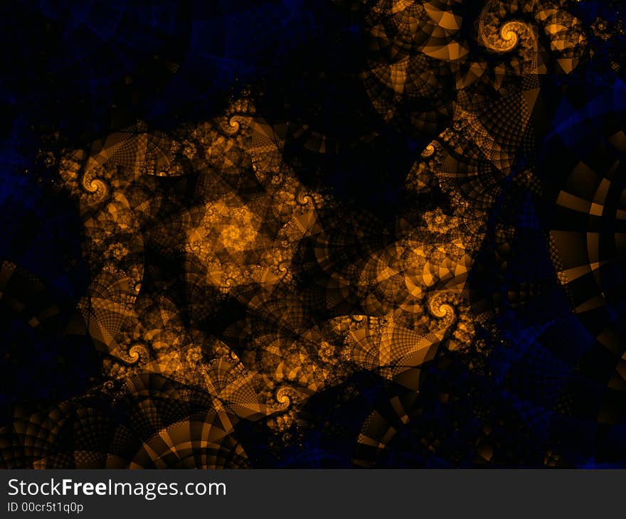 Fractal image, expression of infinity. Fractal image, expression of infinity.