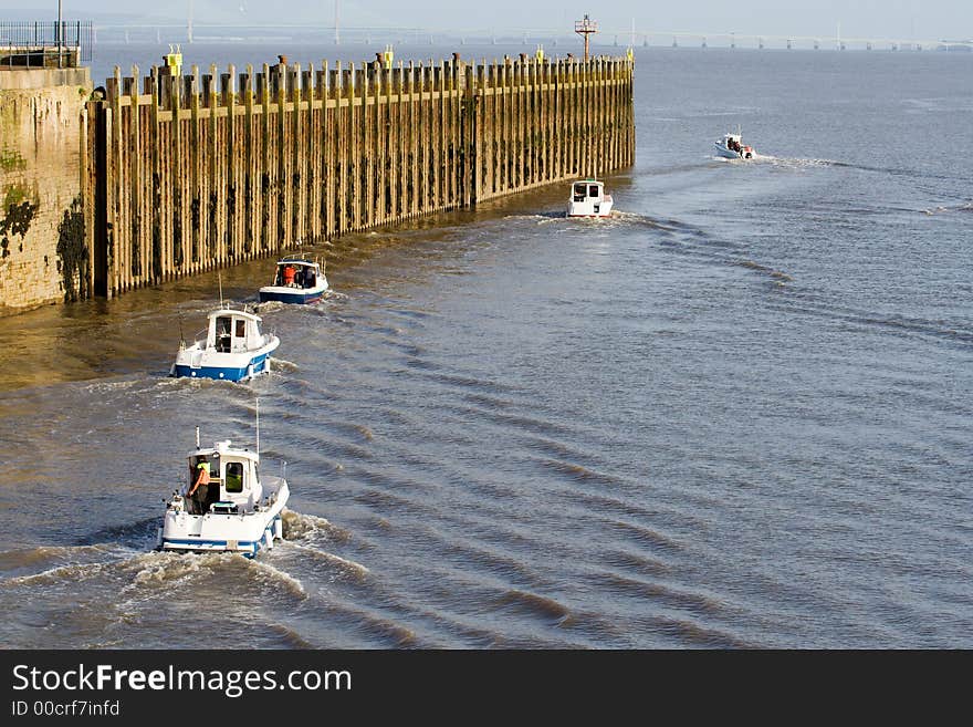 Flotilla Of Fishing Boats