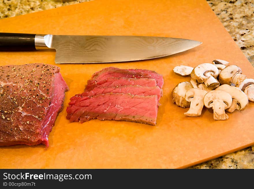 London Broil with Mushrooms