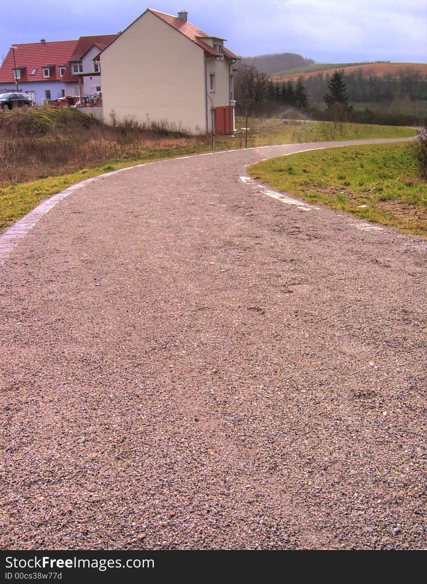 Winding Country Road