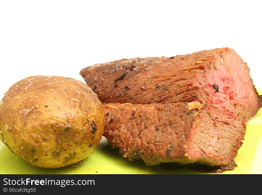 Potato & steak