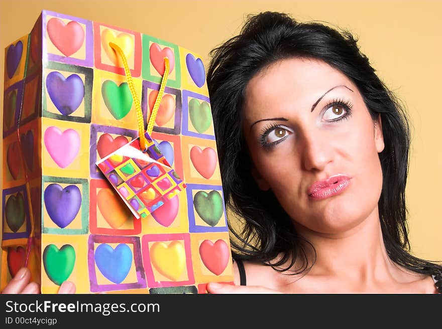 Woman With Shopping Bags