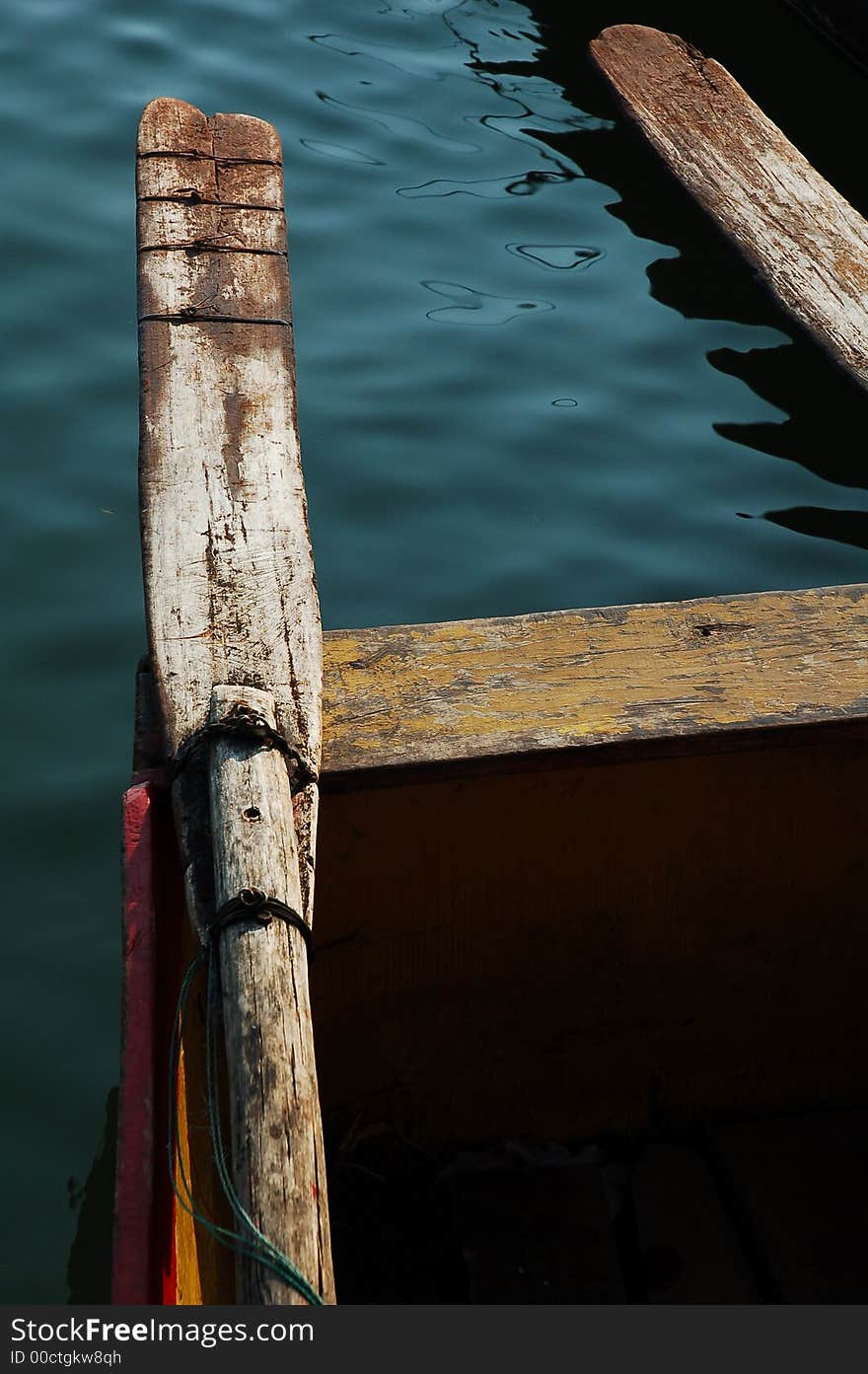 Boat in a lake in Sichuan,west of China. Boat in a lake in Sichuan,west of China