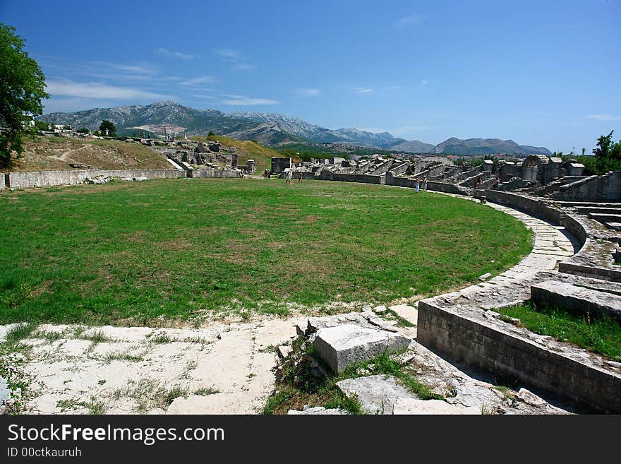 Croatia, Ruins, Amphitheatre