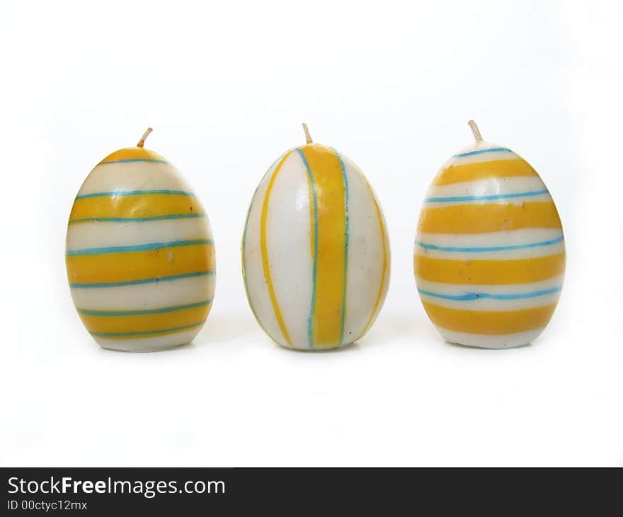 Egg candles for easter,little eggs. Egg candles for easter,little eggs