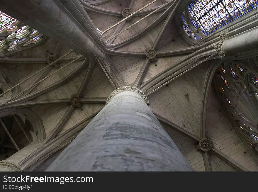 Inside Carcassonne Cathedral