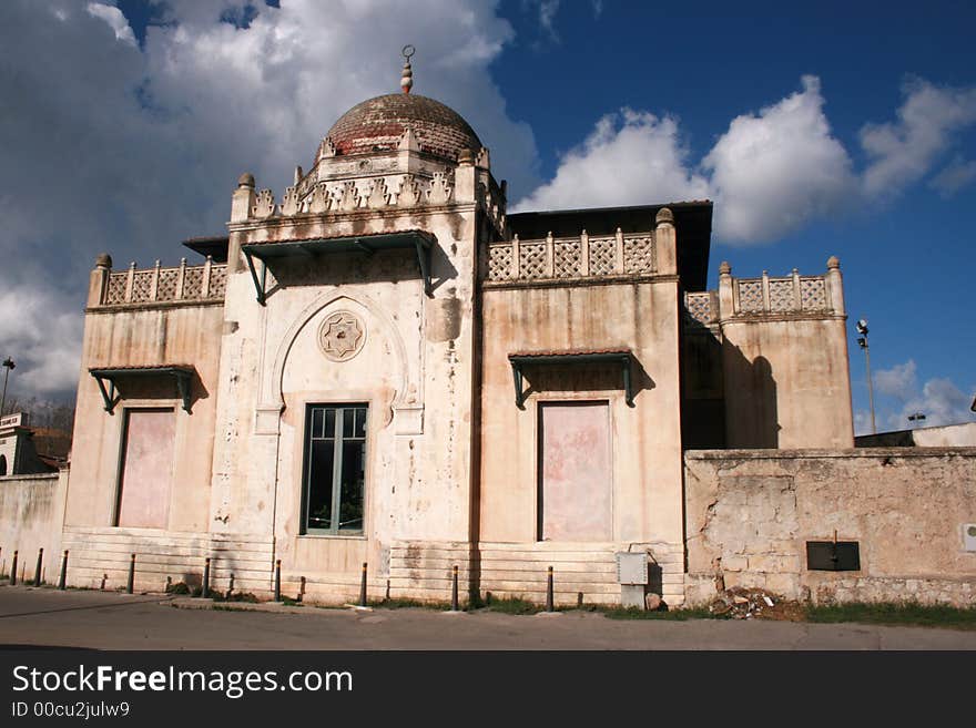 Architecture. Liberty Stile, Ancient Stand Florio. Palermo Sicily