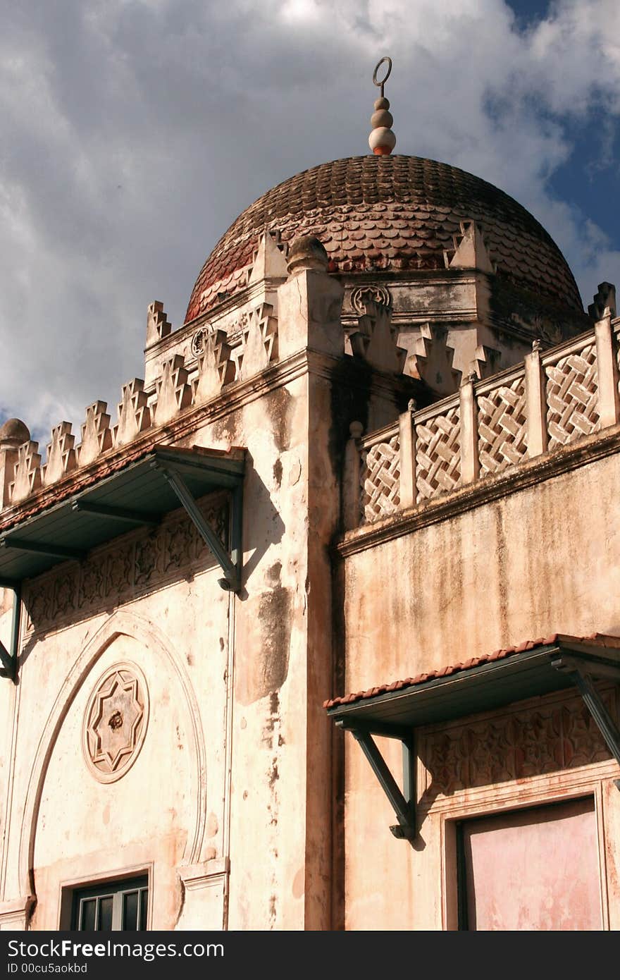 Architecture. Liberty Stile, Ancient Stand Florio. Palermo Sicily. Architecture. Liberty Stile, Ancient Stand Florio. Palermo Sicily