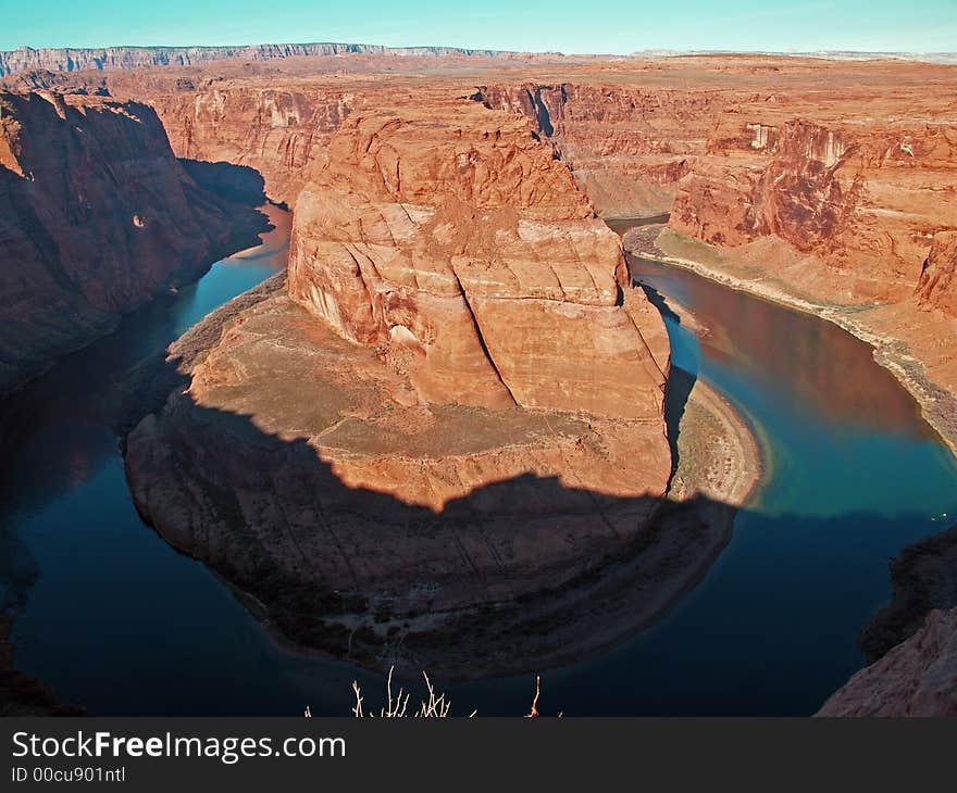 The Horseshoe Bend on Colorado River