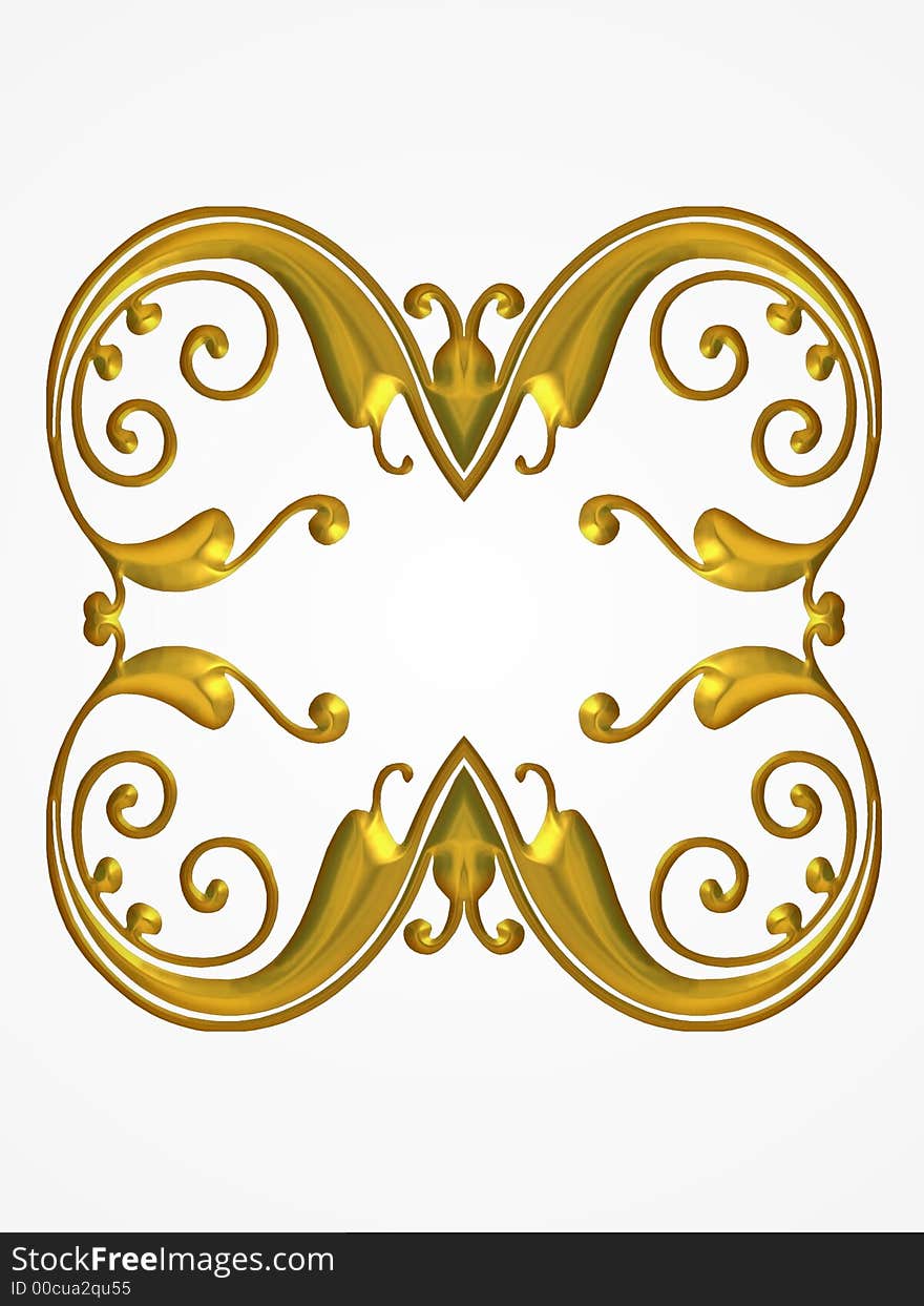 Gold Decoratve Design Pattern