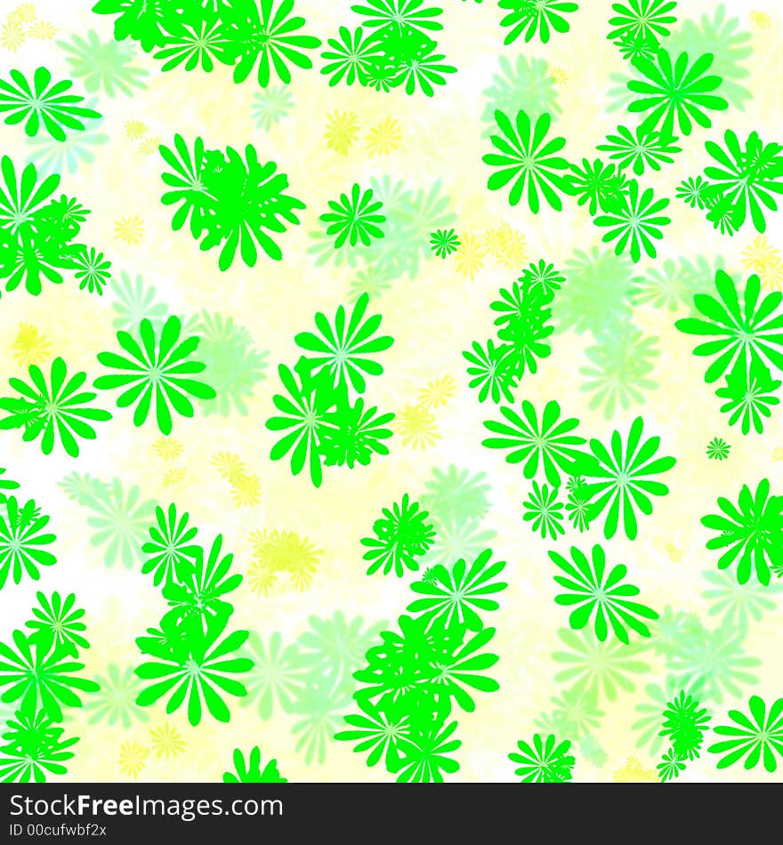 Flowers party paper