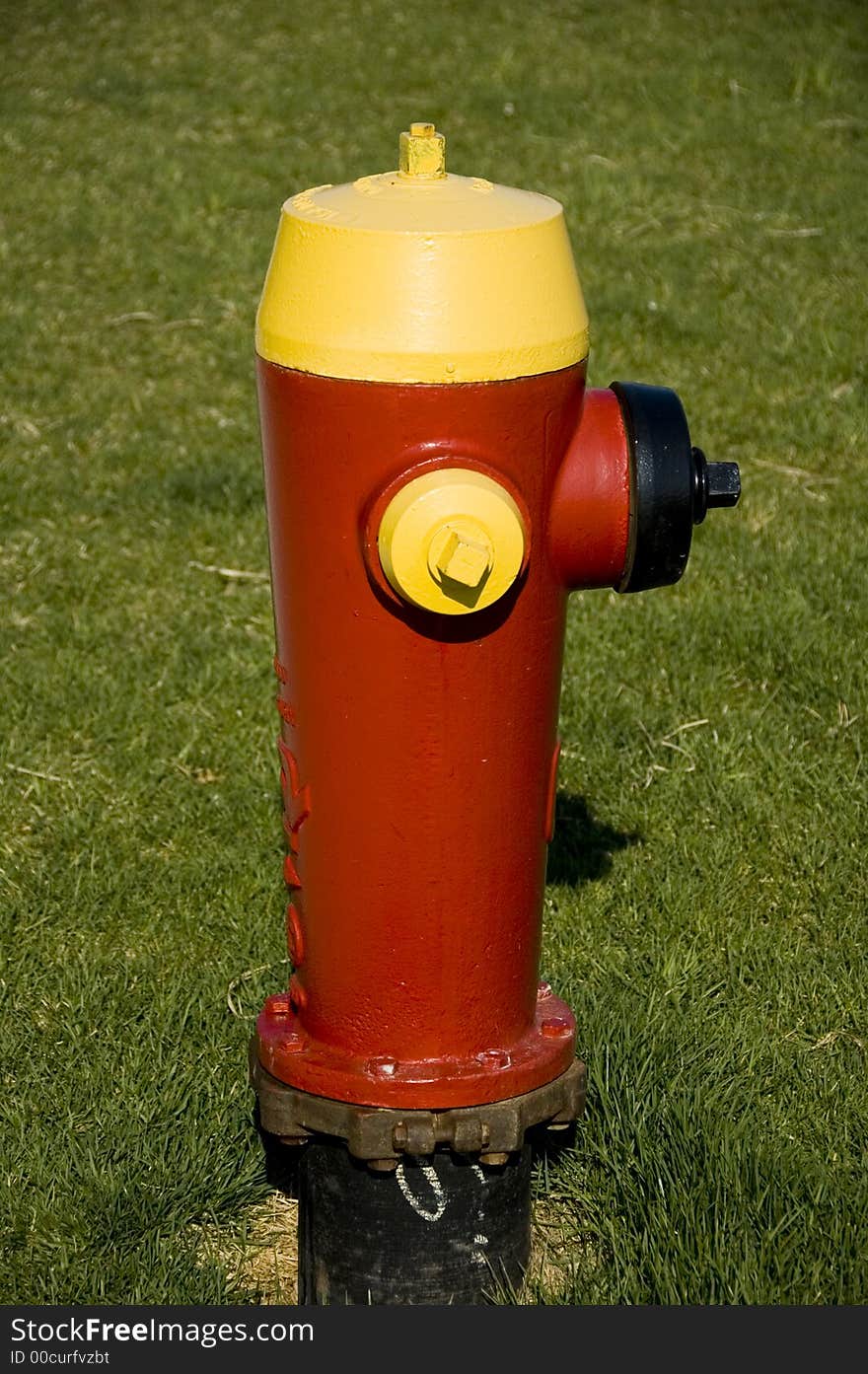 Red And Yellow Hydrant