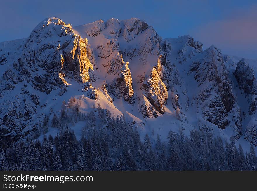 Early Winter In Slovenian Alps