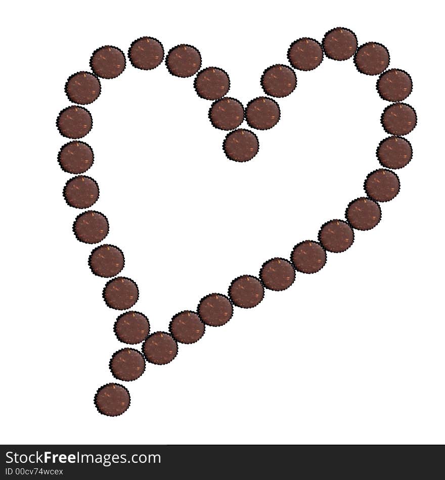 Chocolate Cup Heart