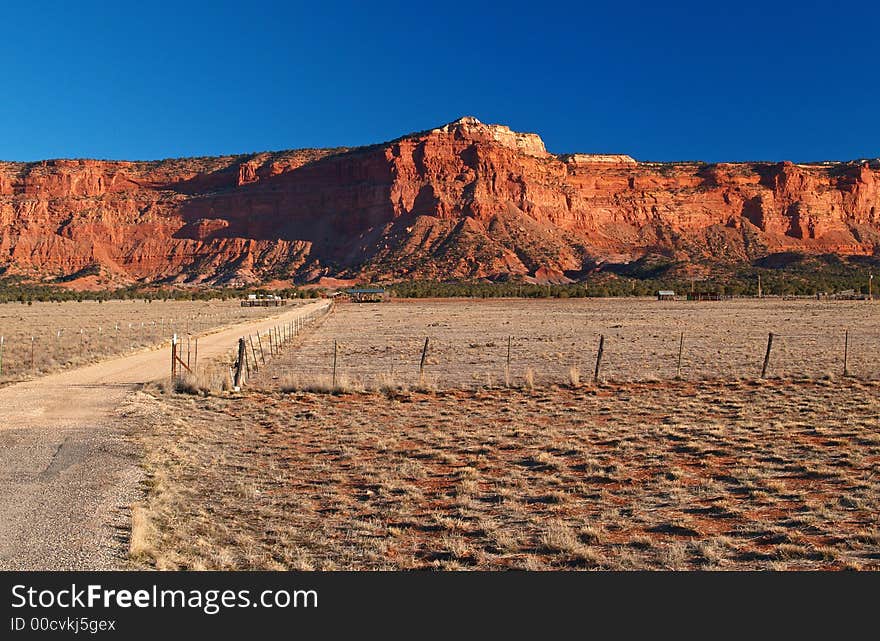 Sandstone Formations In Red Canyon