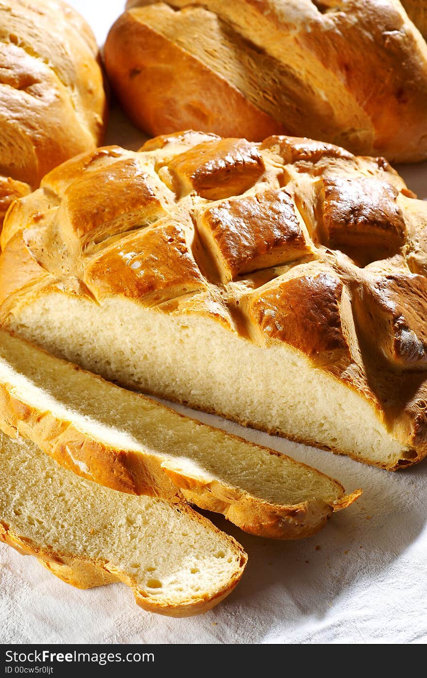 Detail of traditional Slovenian bread 1