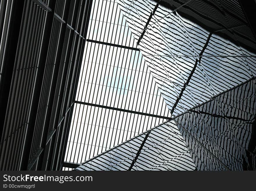 Reflections and modern architecture at More London.