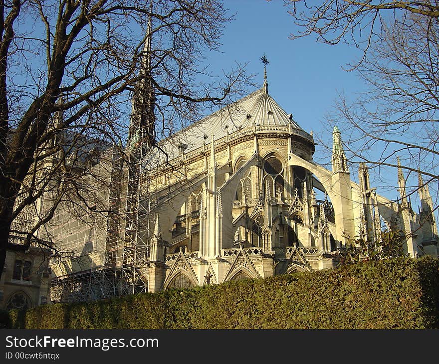 Notre Dame Cathedral, from the south side