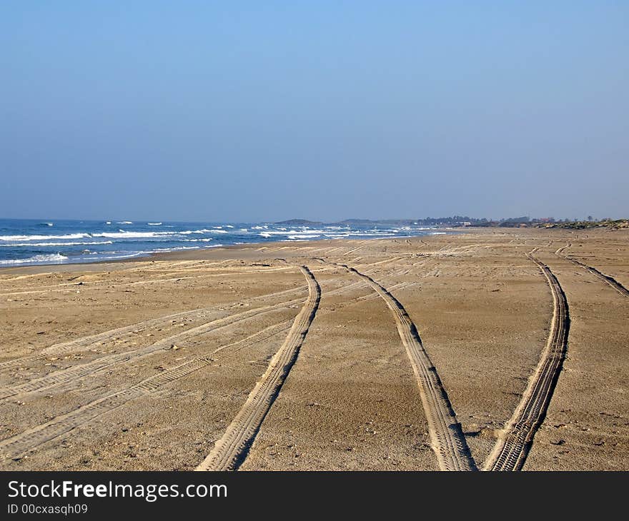 Traces on sand