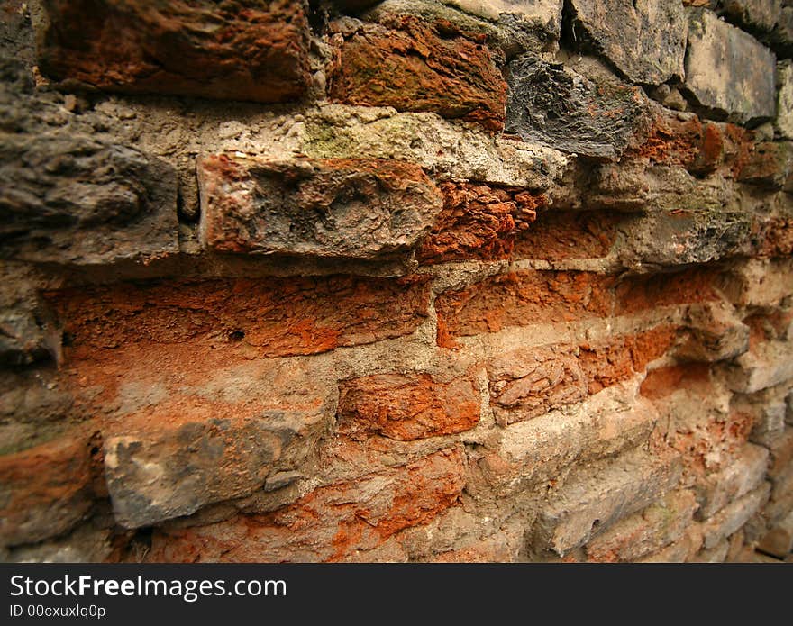 Full screen high resolution shot of old wall. Good for a texture or a background