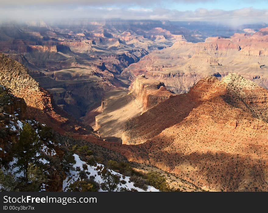 Grand Canyon National Park in the morning