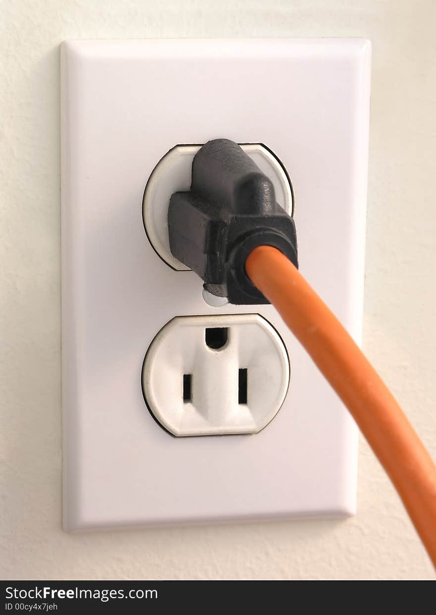 Wall Outlet - orange Plug